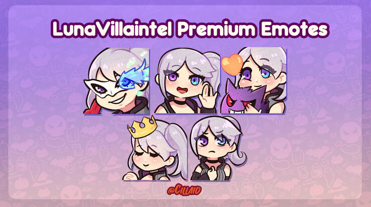 Premium Emotes | LunaVillaintel