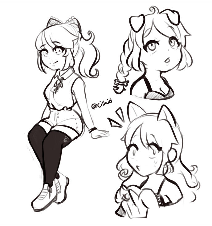 Sketchy B+W | Cillaid